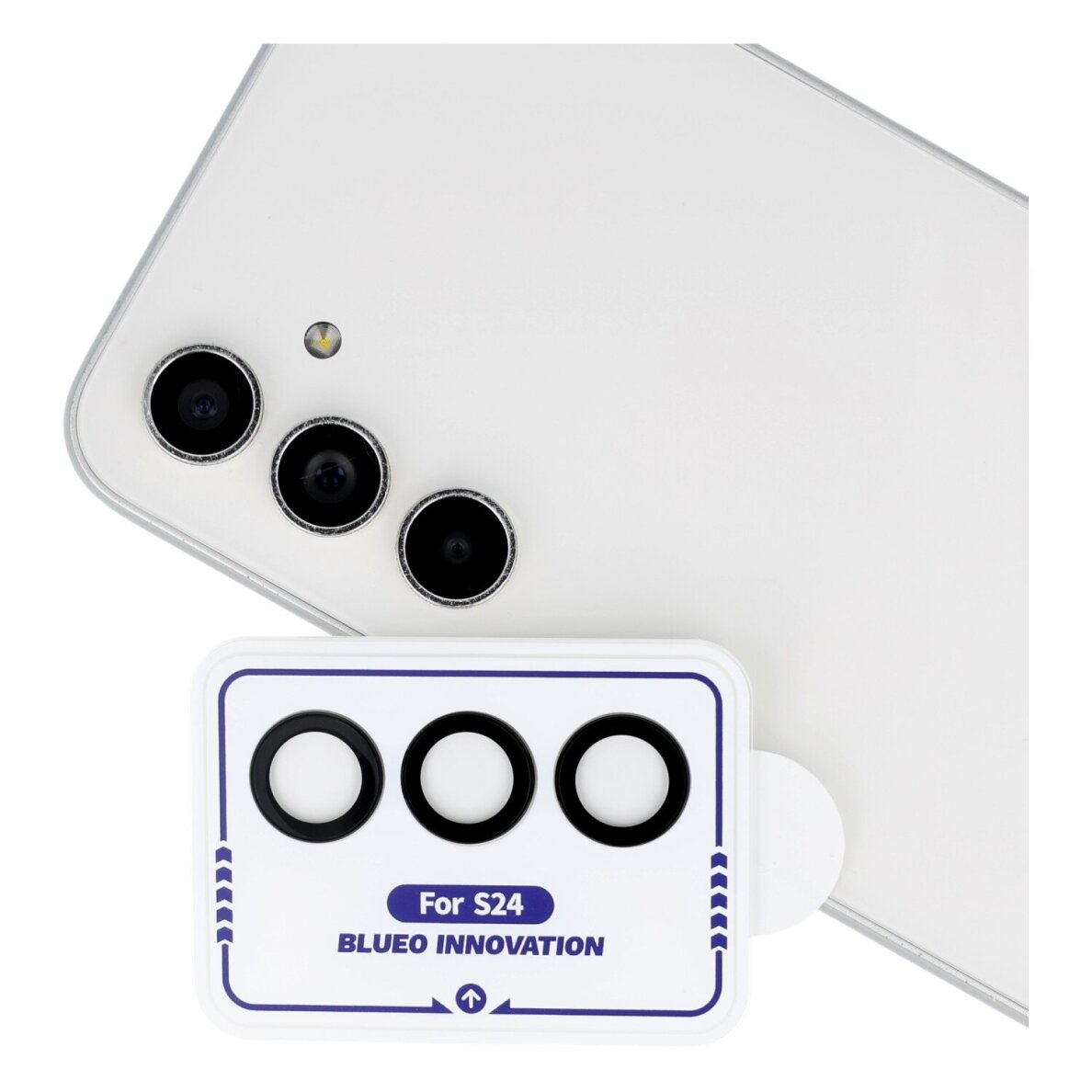 Samsung S24 apsauginis black Mr.Monkey galinės kameros stiklas