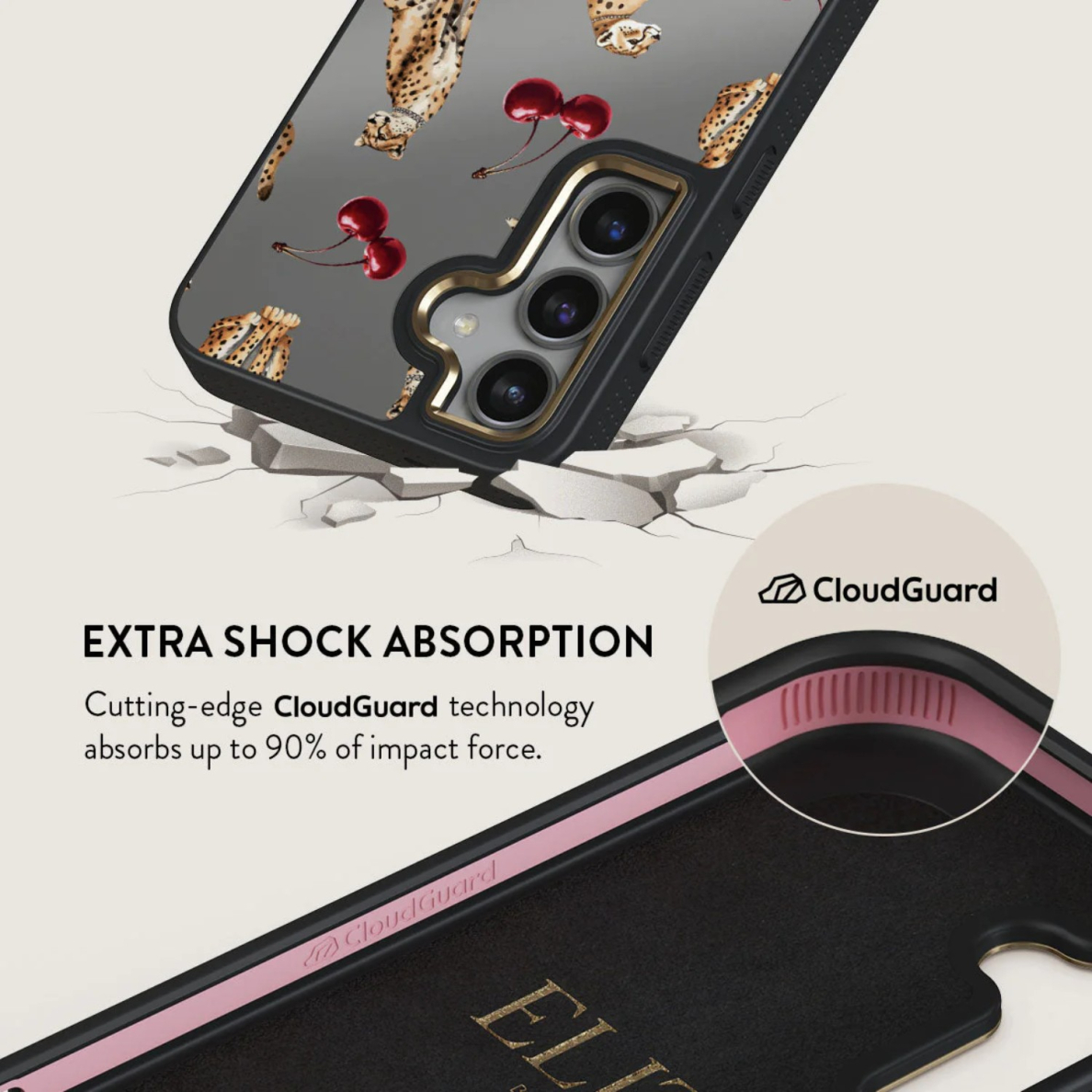 Samsung S24 Cougar Mirror BURGA nugarėlė 2