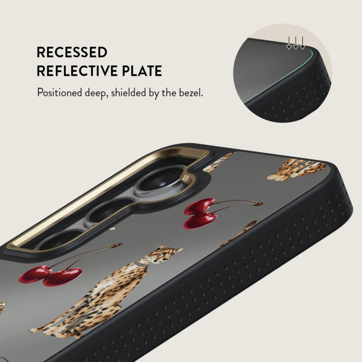 Samsung S24 Cougar Mirror BURGA nugarėlė 3