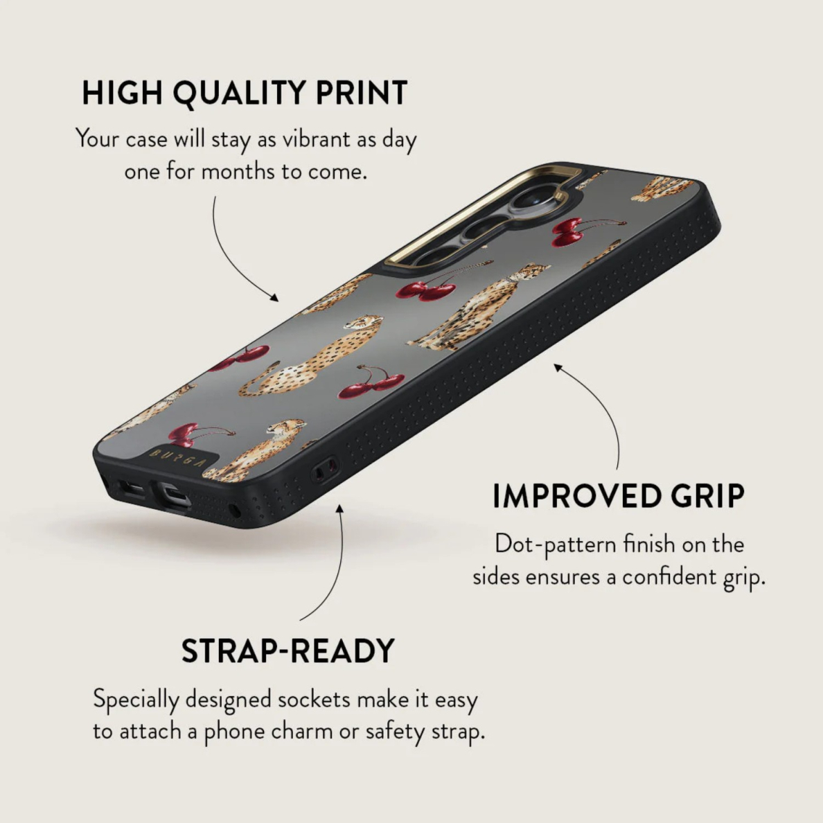 Samsung S24 Cougar Mirror BURGA nugarėlė 5