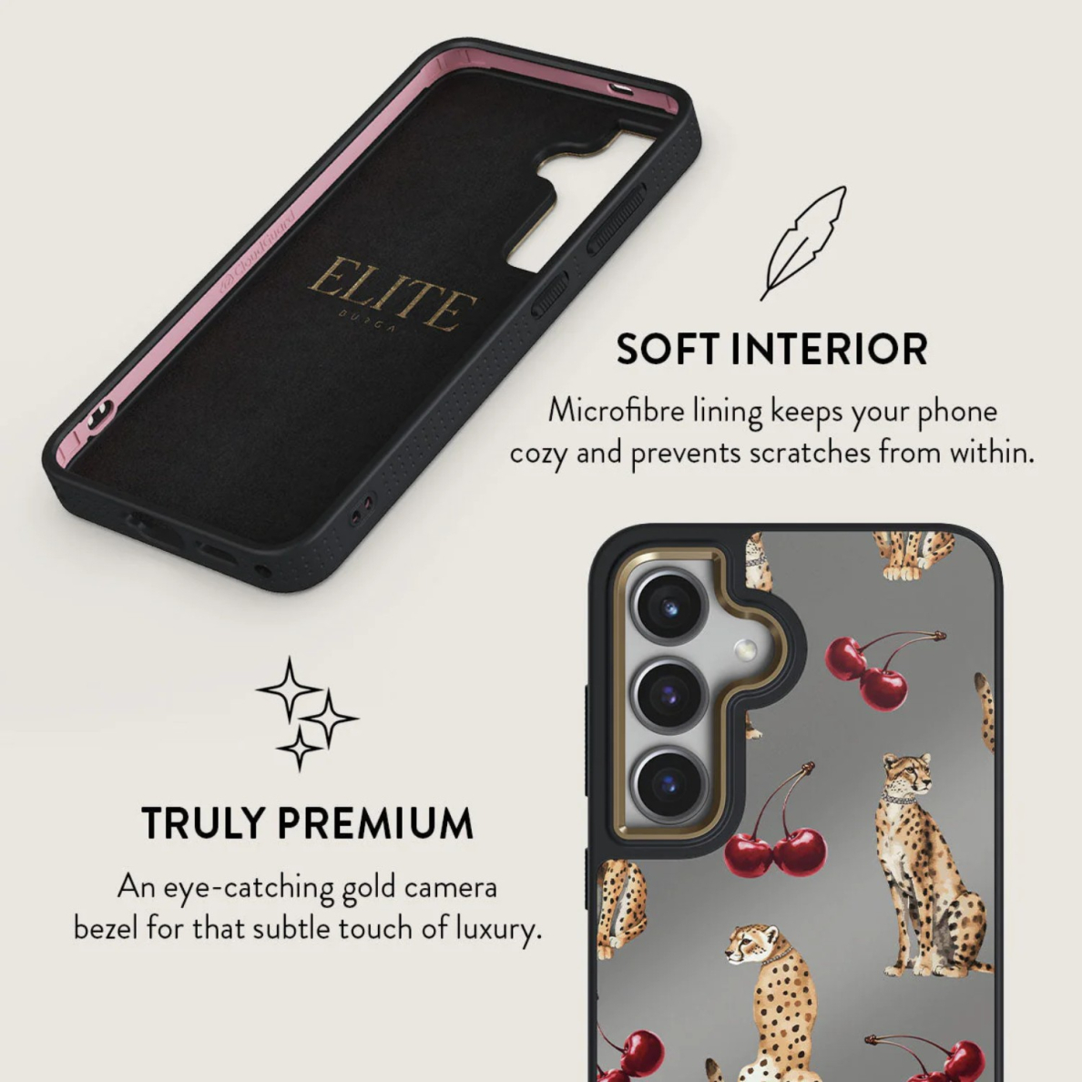 Samsung S24 Cougar Mirror BURGA nugarėlė 6