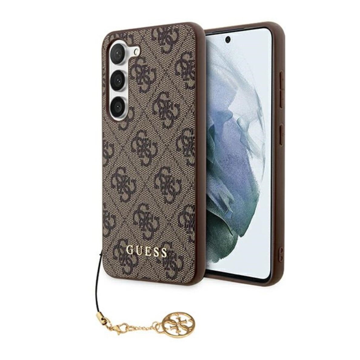 Samsung S24 FE brown Charms GUESS nugarėlė