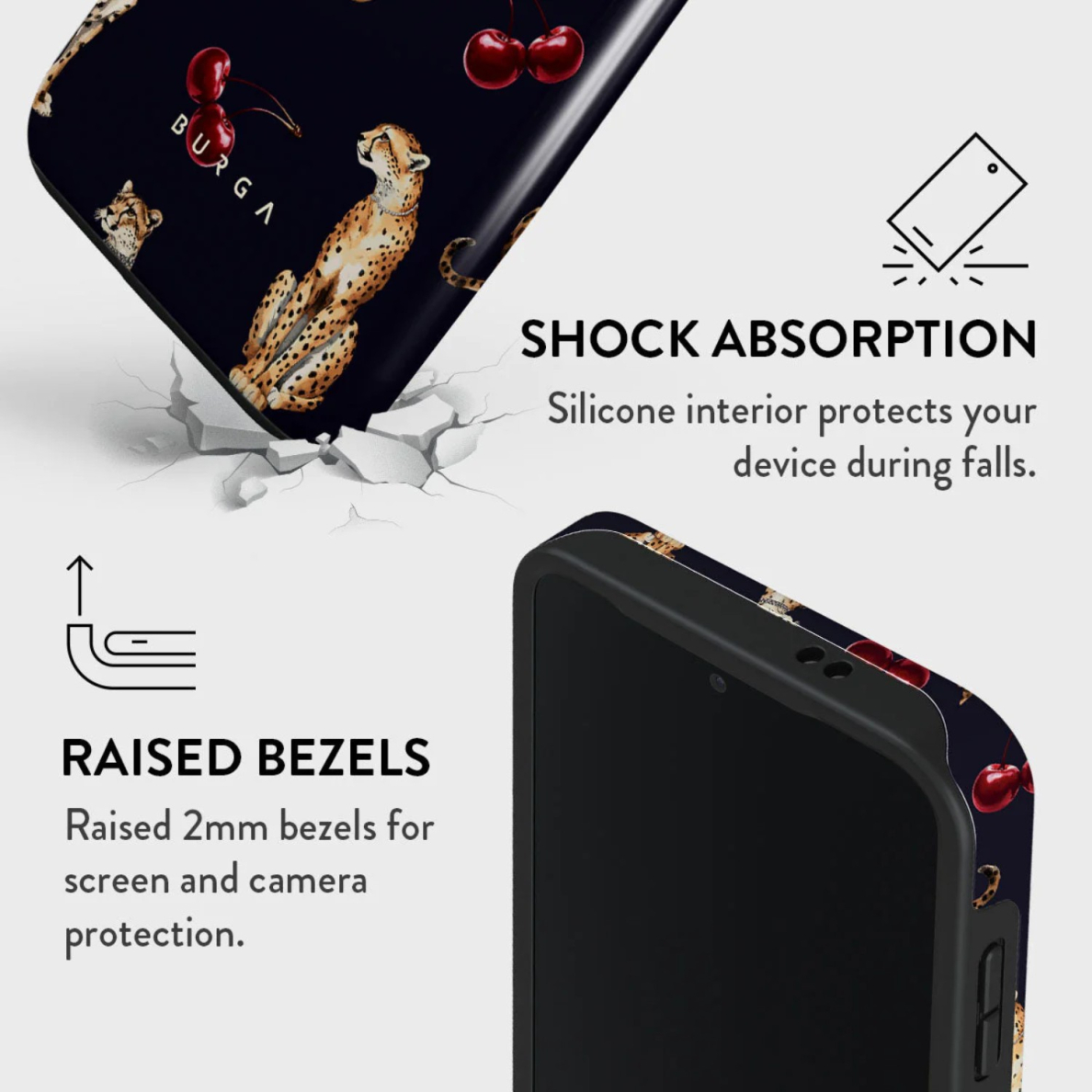 Samsung S24 FE Cougar Tough BURGA nugarėlė 3