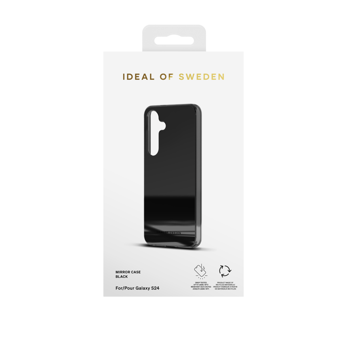 Samsung S24 iDeal Of Sweden Mirror Black nugarėlė 1