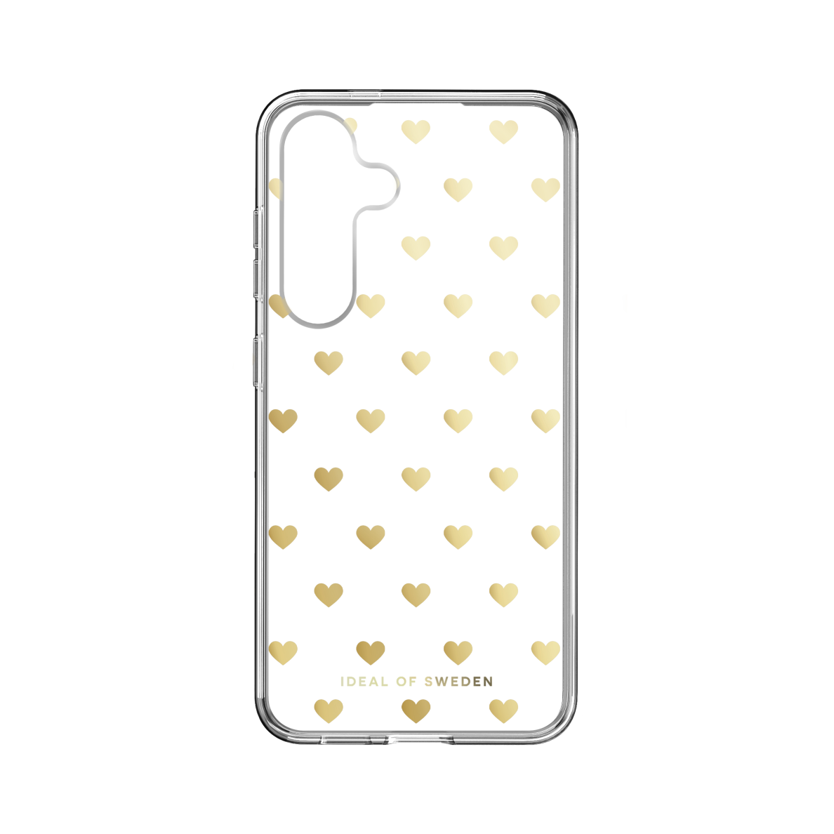 Samsung S24 iDeal Of Sweden Clear MagSafe nugarėlė Golden Hearts