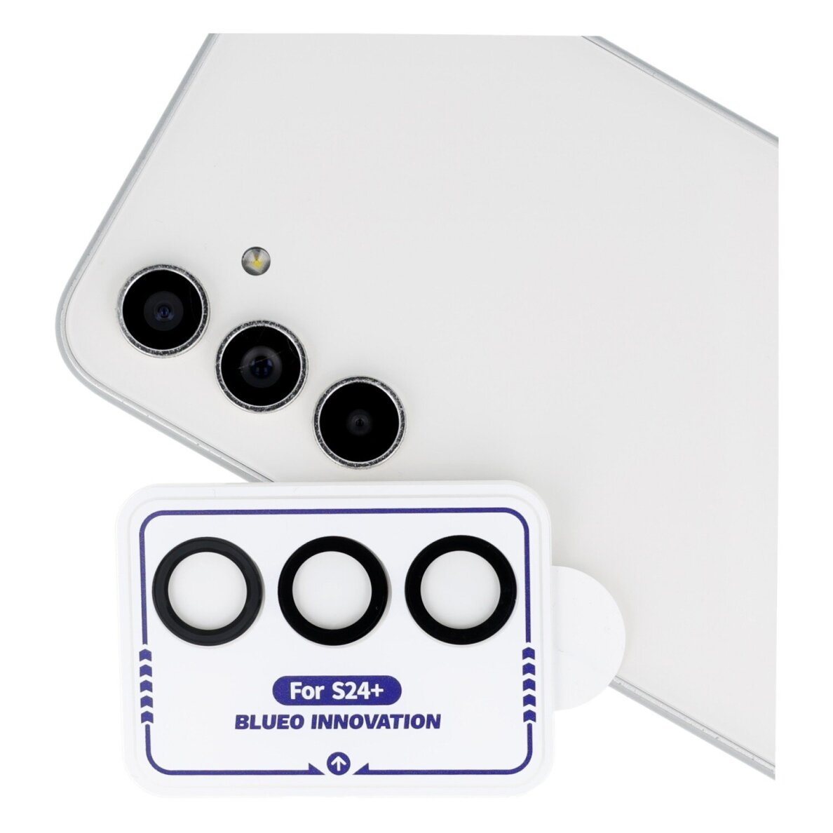 Samsung S24 PLUS apsauginis black Mr.Monkey galinės kameros stiklas