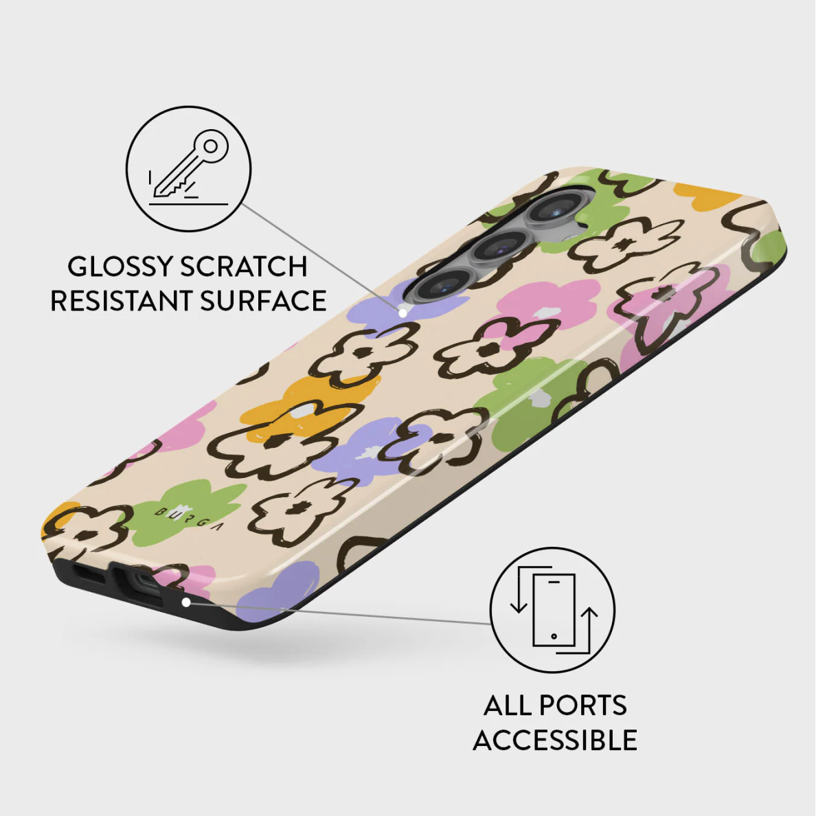 Samsung S24 PLUS Good Vibes Tough BURGA nugarėlė 1