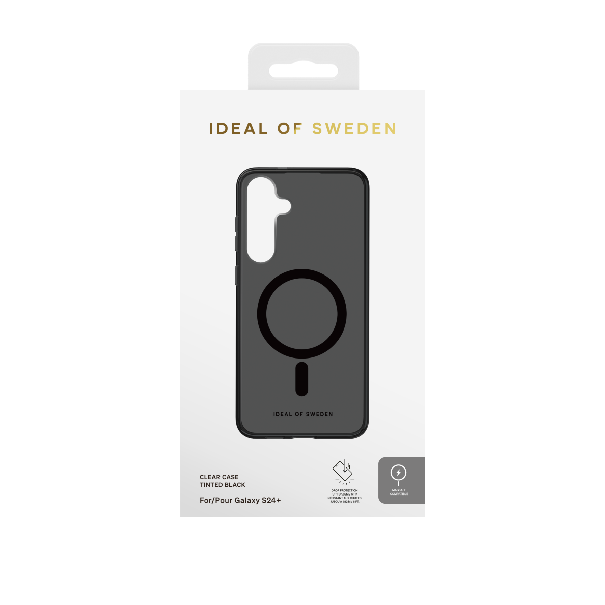 Samsung S25 PLUS / S24 PLUS iDeal Of Sweden Tinted Black MagSafe nugarėlė 2