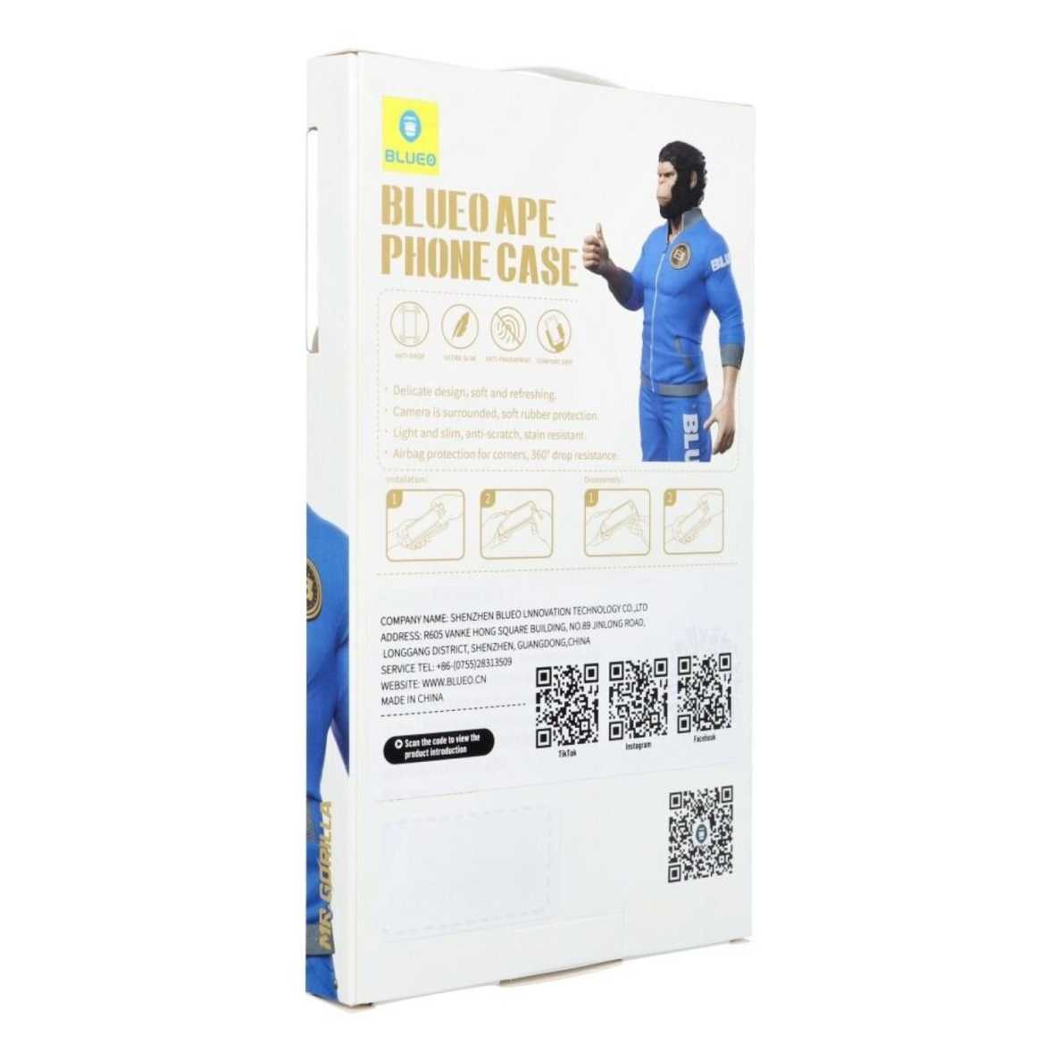 Samsung S24 PLUS Mr.Monkey black BLUEO APE MATTE nugarėlė 3