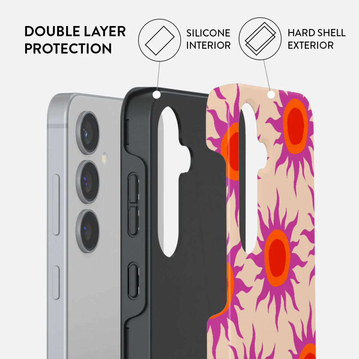 Samsung S24 PLUS Sunset Glow Tough BURGA nugarėlė 2