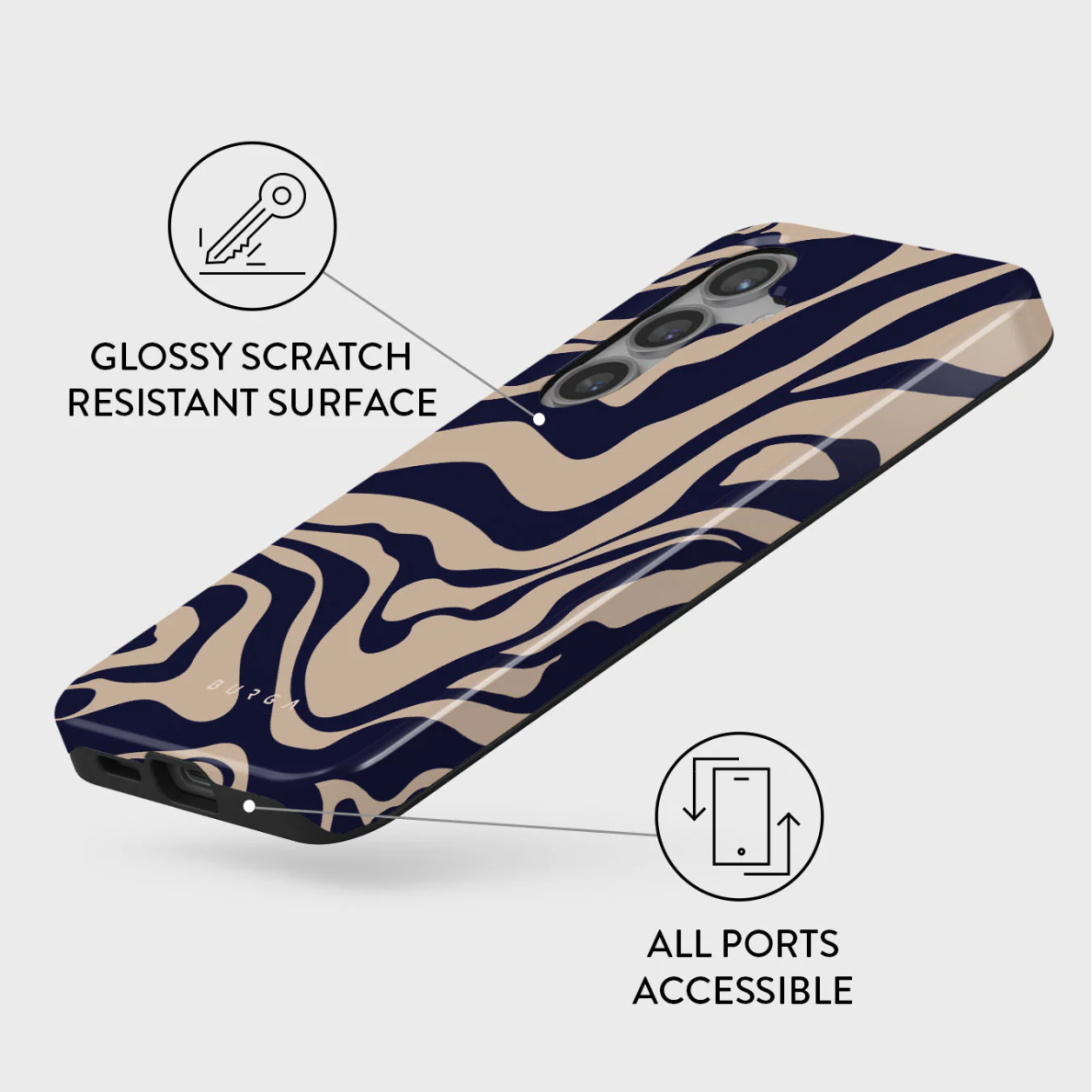 Samsung S24 PLUS Vigilant Tough BURGA nugarėlė 1