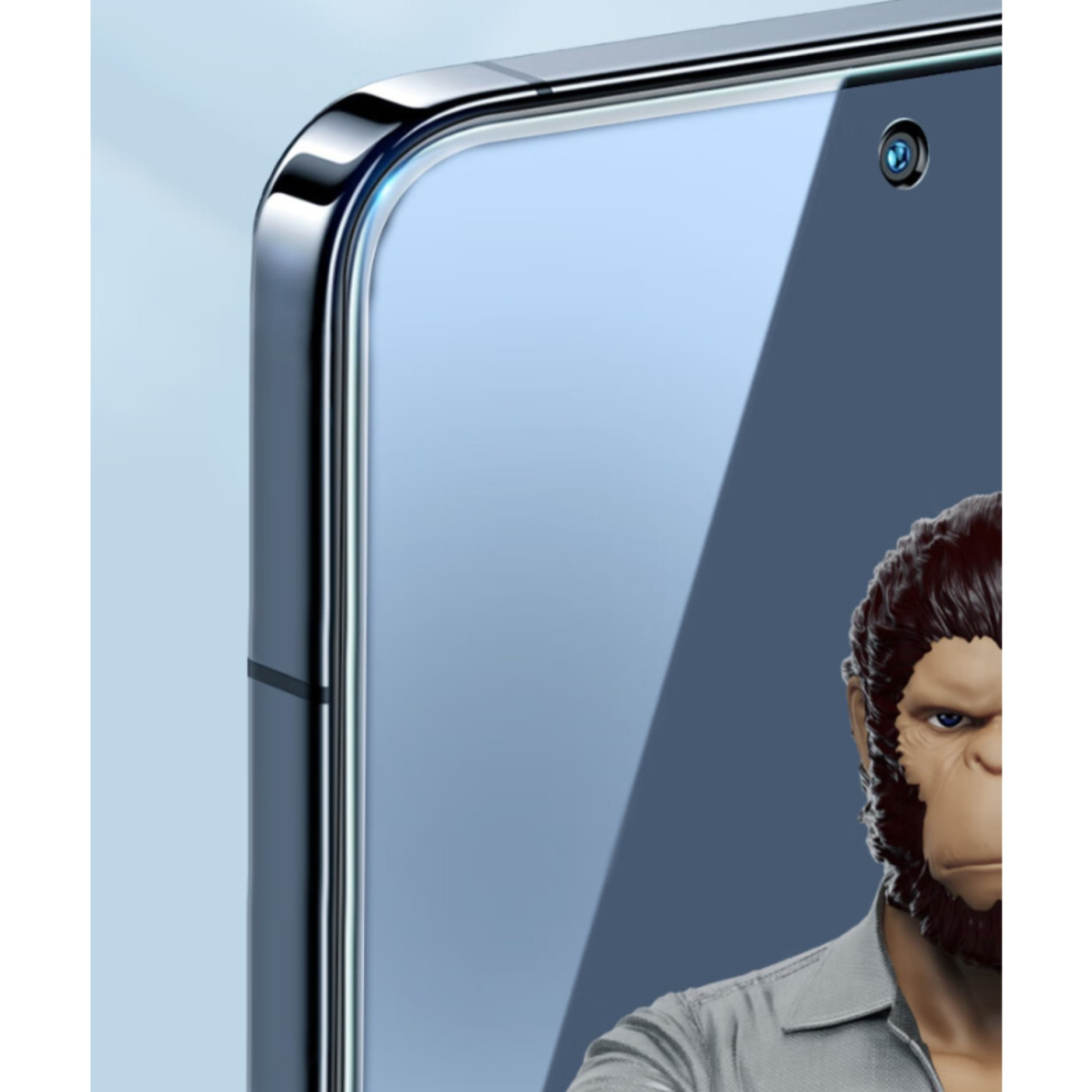 Samsung S24 ULTRA black pilnas Mr. Monkey 5D stiklas 3