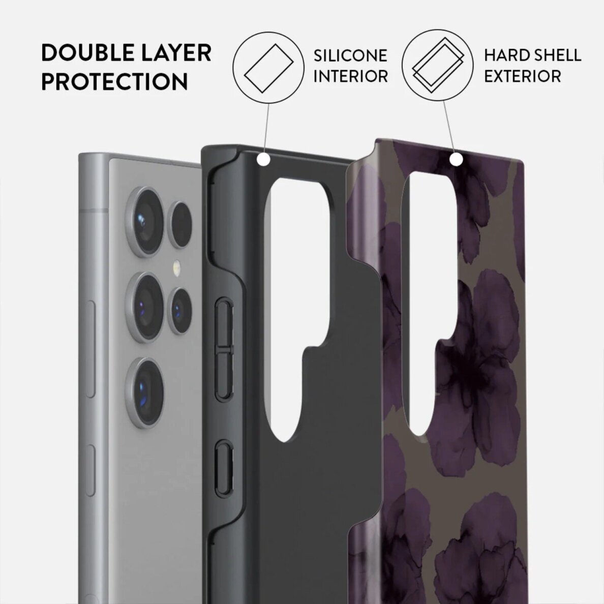 Samsung S24 ULTRA Magnetic Charmed Tough BURGA nugarėlė 1