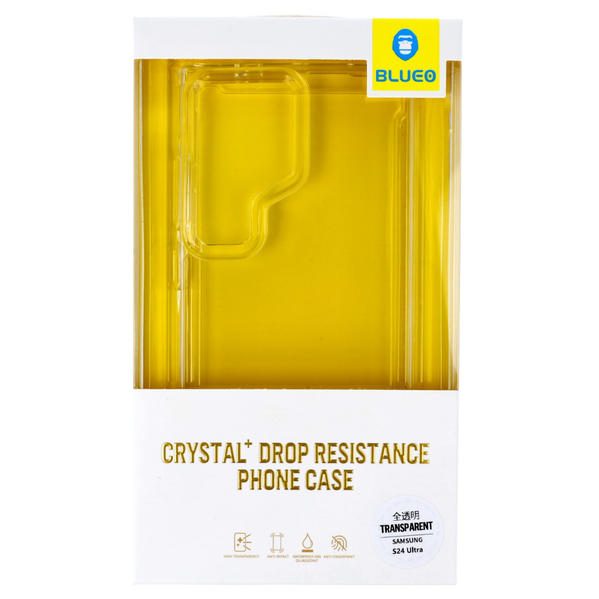 Samsung S24 ULTRA Mr.Monkey clear CRYSTAL DROP nugarėlė 1