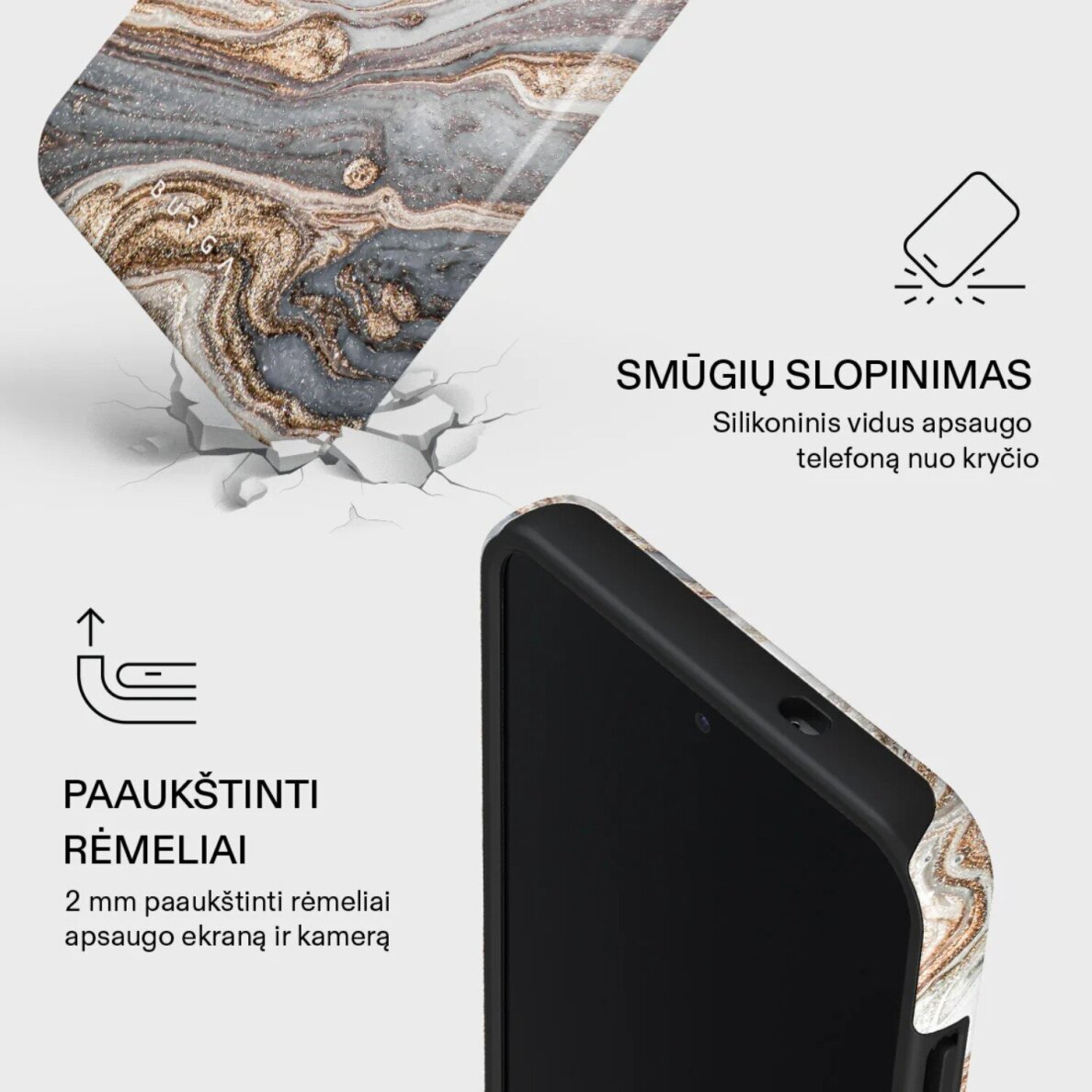 Samsung S25 Magnetic Gentle Wind Tough BURGA nugarėlė 2