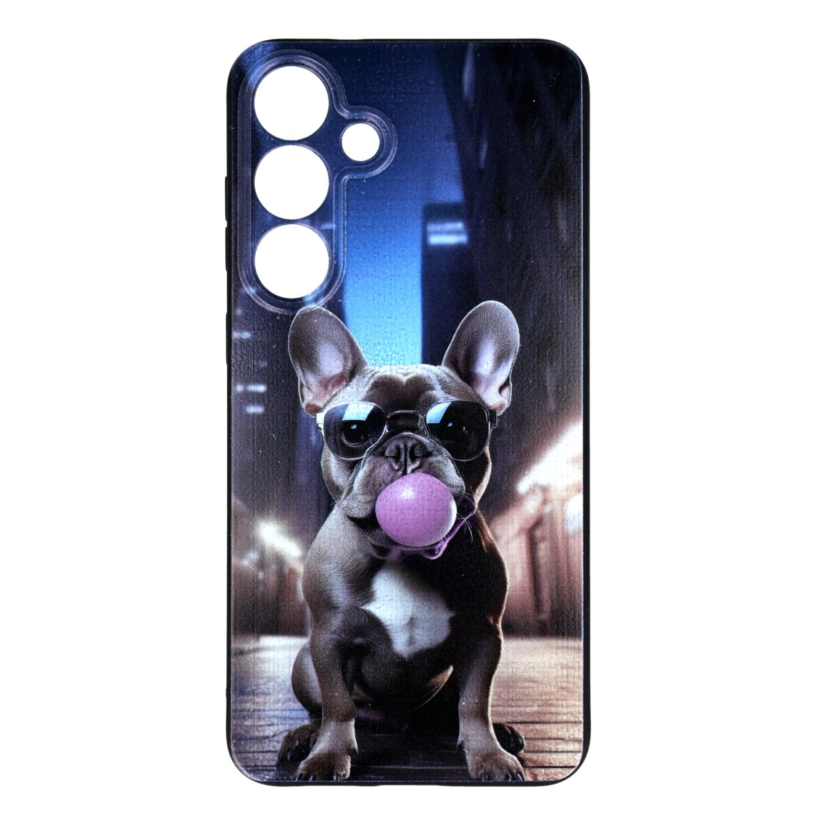 Samsung S25 PLUS black nugarėlė Bulldog Design00322