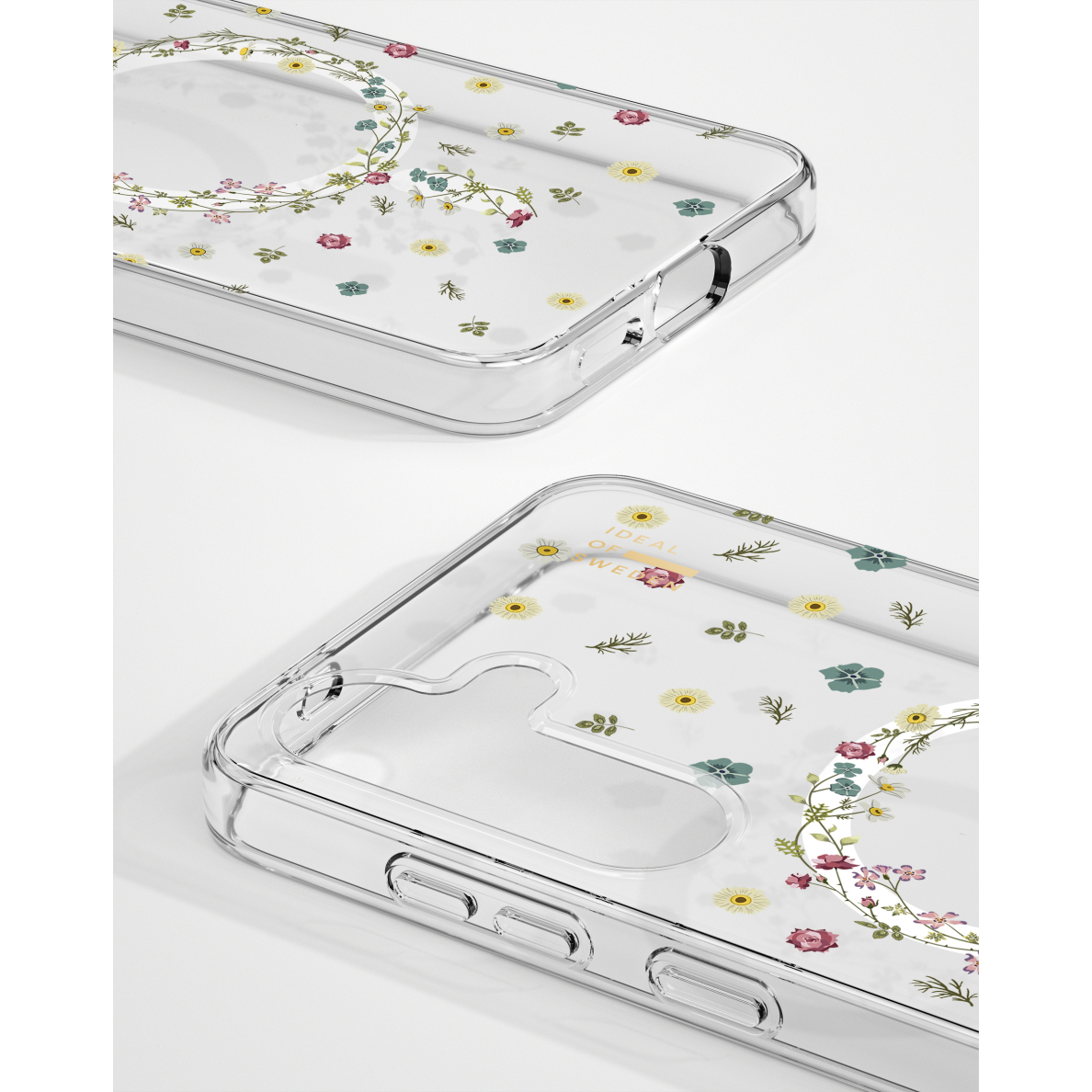 Samsung S25 / S24 iDeal Of Sweden Clear MagSafe nugarėlė Petite Floral 1