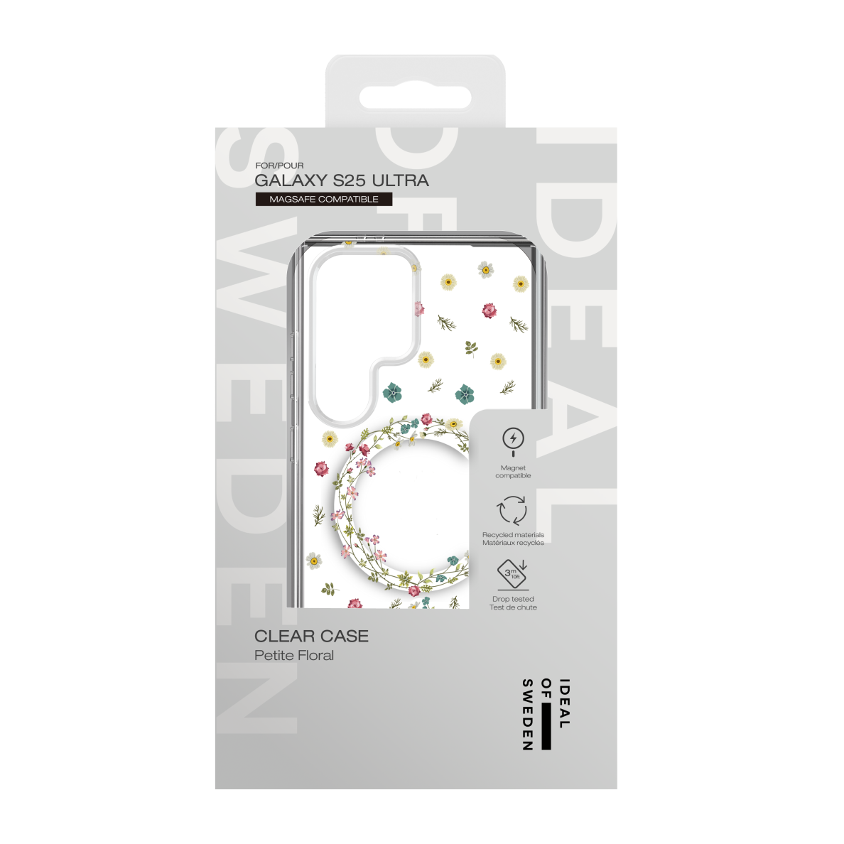 Samsung S25 ULTRA iDeal Of Sweden Clear MagSafe nugarėlė Petite Floral 3