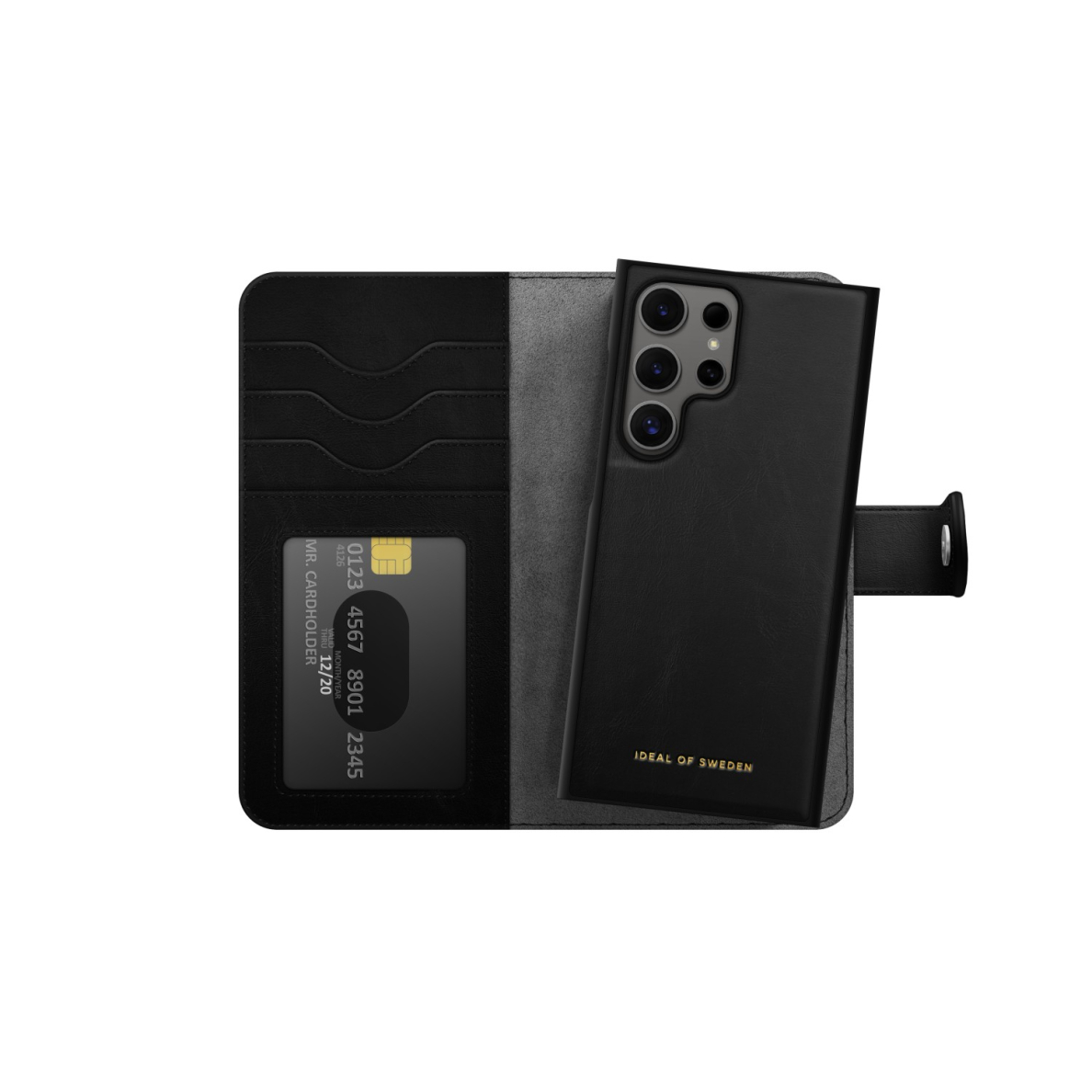 Samsung S25 ULTRA iDeal Of Sweden dėklas Magnet Wallet+ Black 3