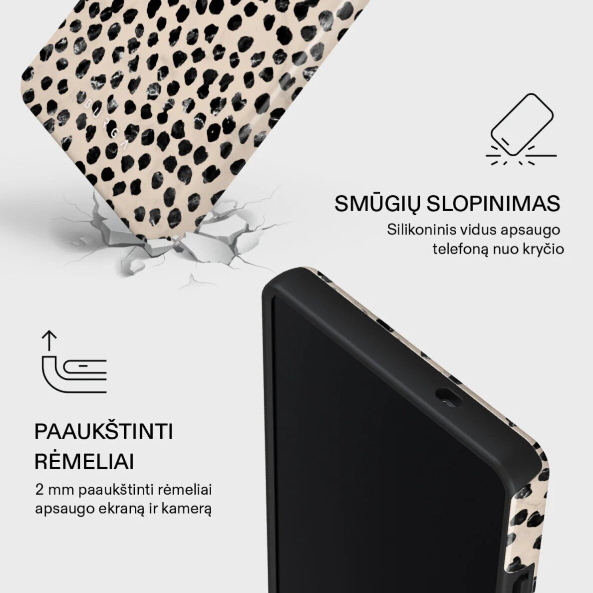 Samsung S25 ULTRA Magnetic Almond Latte Tough BURGA nugarėlė 2