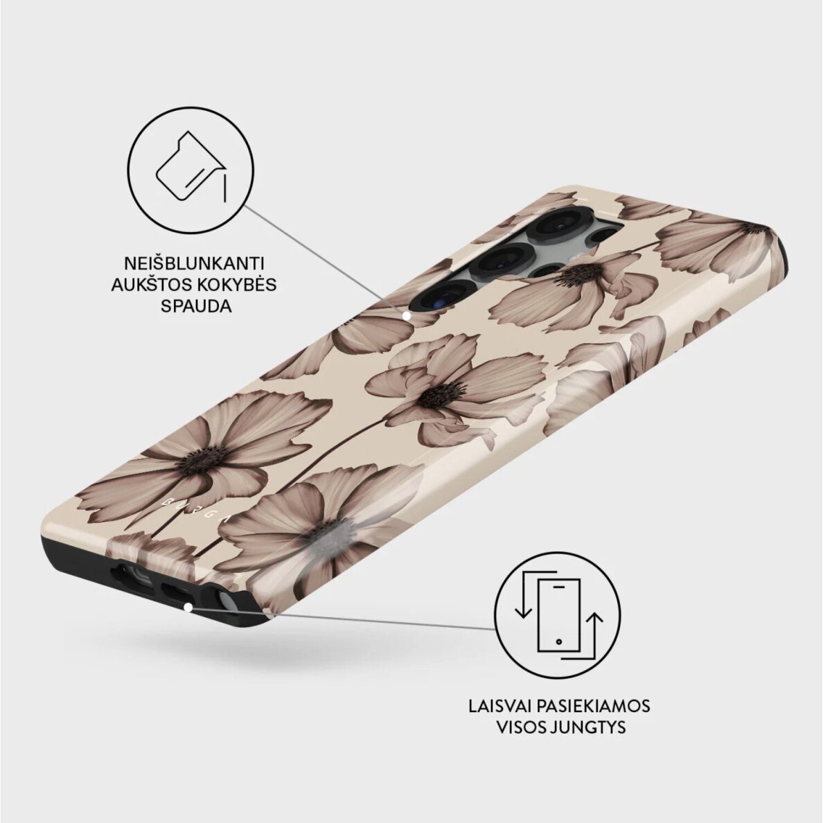 Samsung S25 ULTRA Magnetic Barely Yours BURGA nugarėlė 2