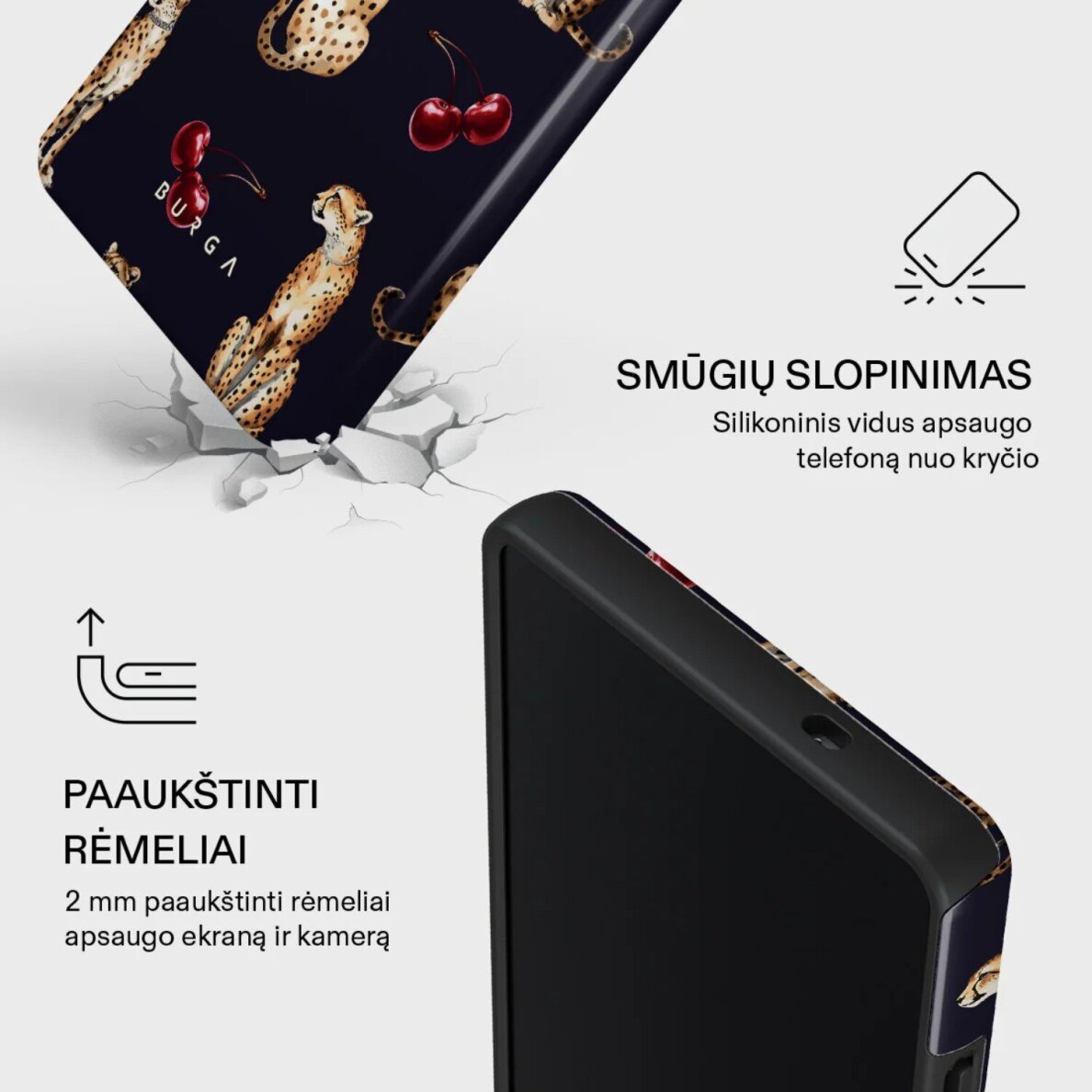 Samsung S25 ULTRA Magnetic Cougar Tough BURGA nugarėlė 2