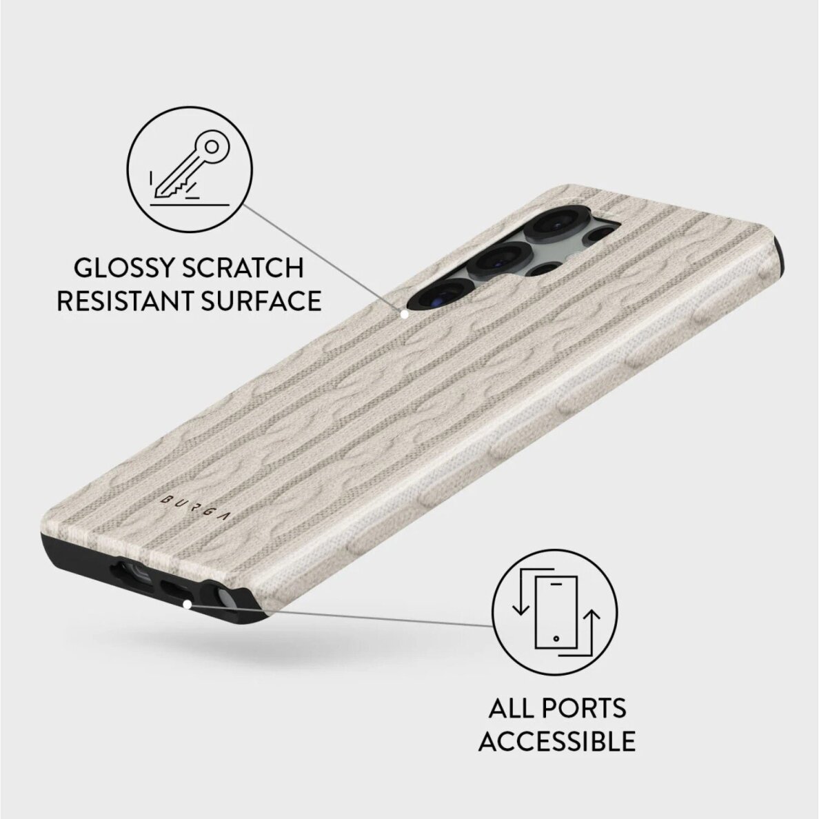 Samsung S25 ULTRA Magnetic Polar Tough BURGA nugarėlė 1