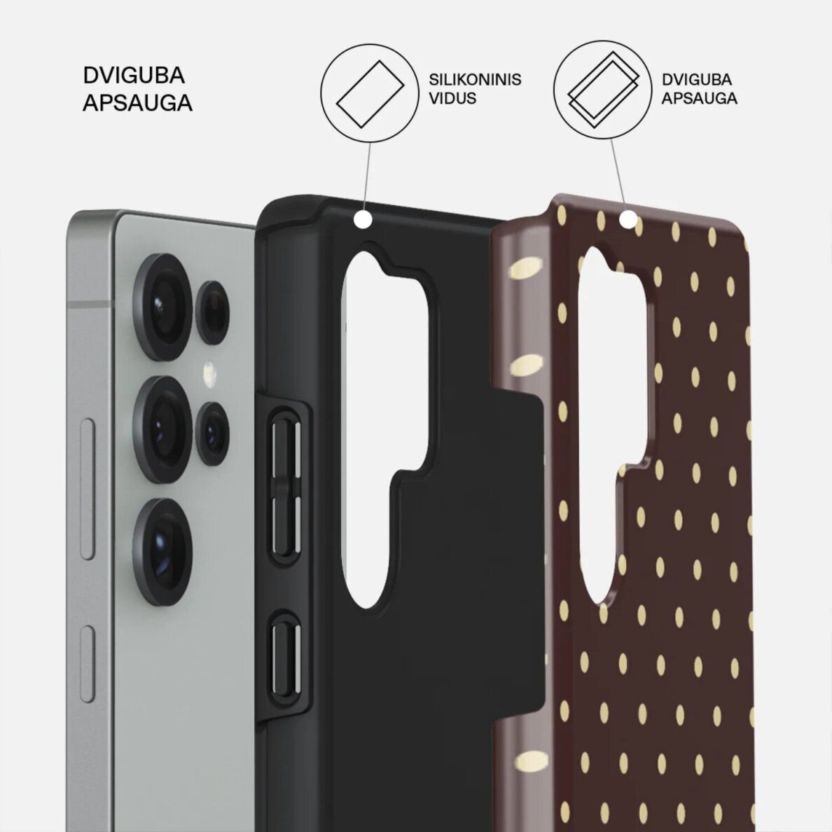 Samsung S25 ULTRA Magnetic Sorry Busy Tough BURGA nugarėlė 1