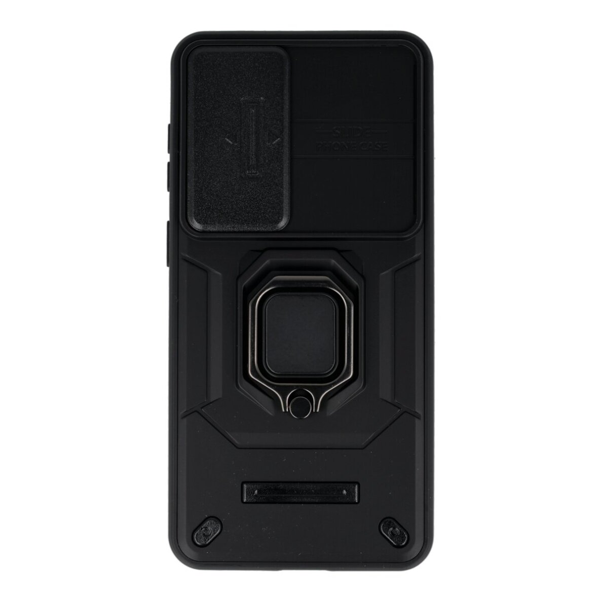 Samsung S26+ black RING ARMOR WITH CAMSHIELD nugarėlė 2