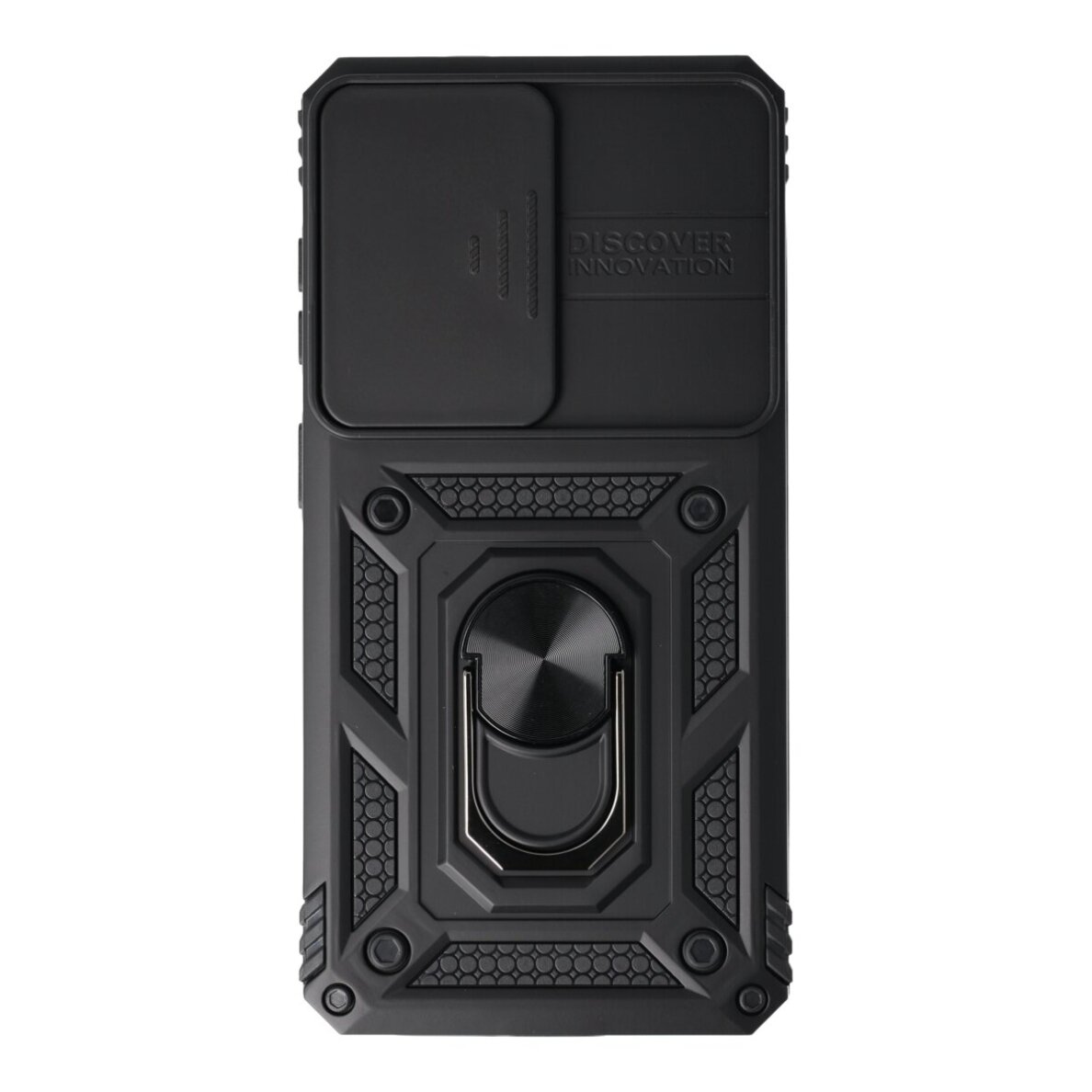 Samsung S26 black RING ARMOR WITH CAMSHIELD nugarėlė