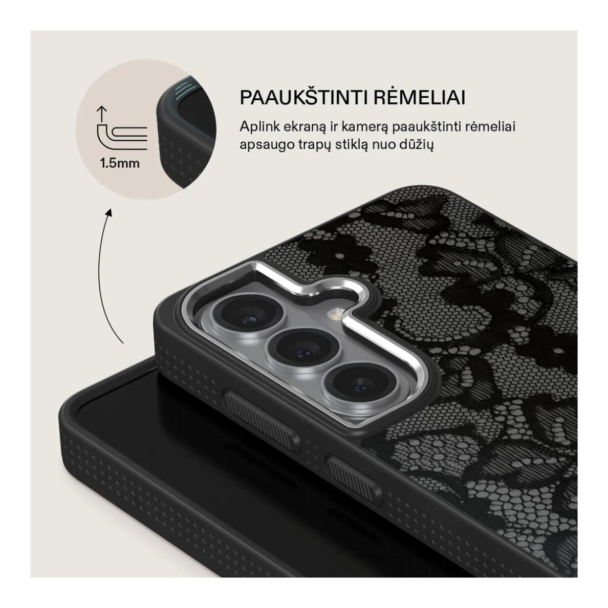 Samsung S26+ Elite Gunmetal Magnetic Magnetic BURGA nugarėlė 2