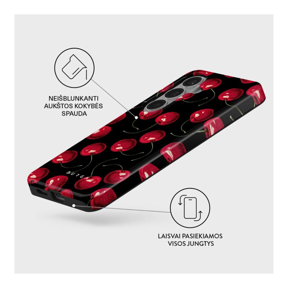 Samsung S26 Magnetic Cherrybomb Tough BURGA nugarėlė 2
