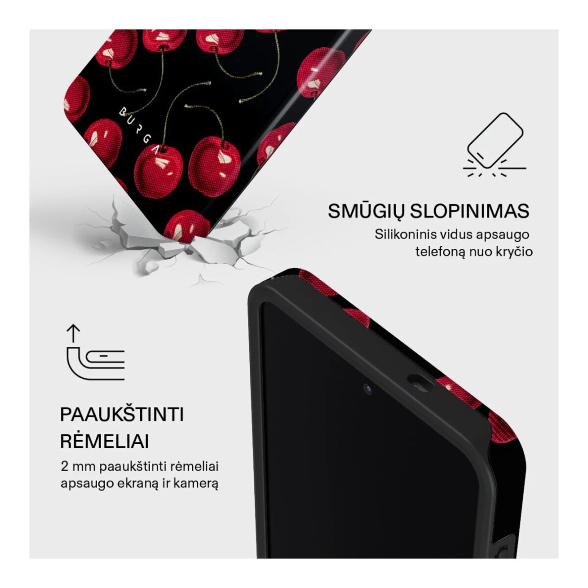Samsung S26 Magnetic Cherrybomb Tough BURGA nugarėlė 3