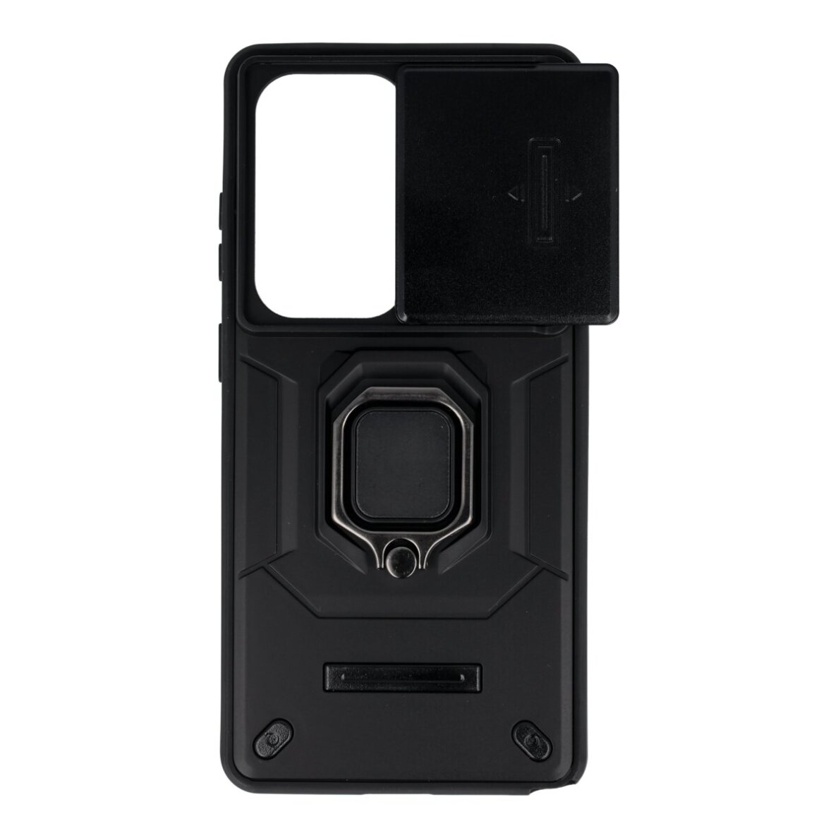 Samsung S26 ULTRA black RING ARMOR WITH CAMSHIELD nugarėlė