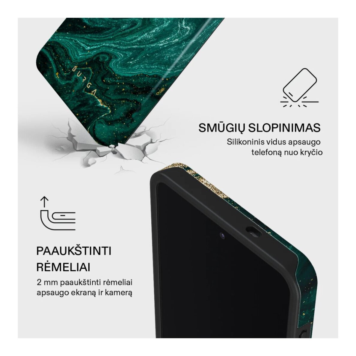 Samsung S26 ULTRA Magnetic Emerald Pool Tough BURGA nugarėlė 2