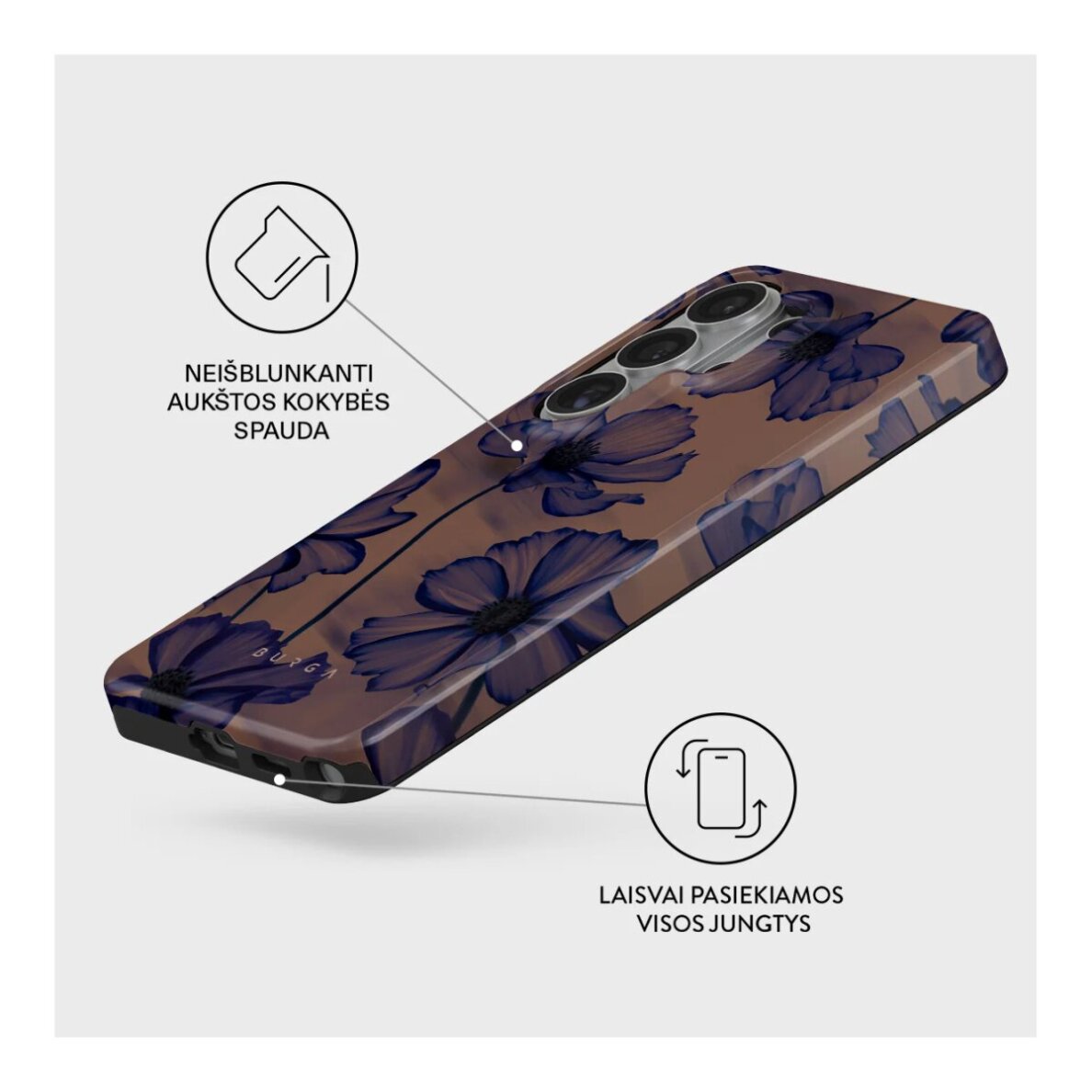 Samsung S26 ULTRA Magnetic Velvet Night Tough BURGA nugarėlė 2