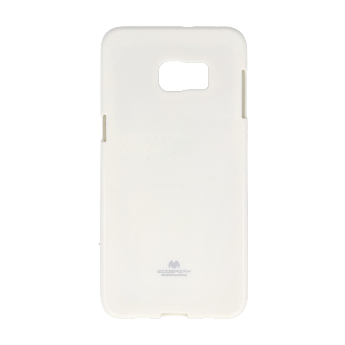 Samsung S6 Edge+ balta JELLY nugarėlė