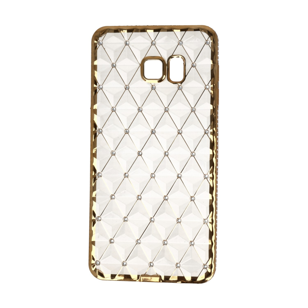 Samsung S6 Edge+ gold perfect ROMB silik nugarėlė