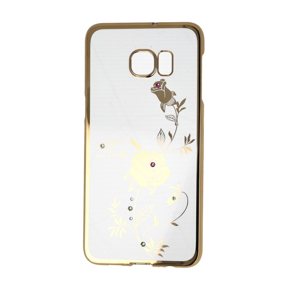 Samsung S6 EDGE+ Rose nugarėlė su Swarovski