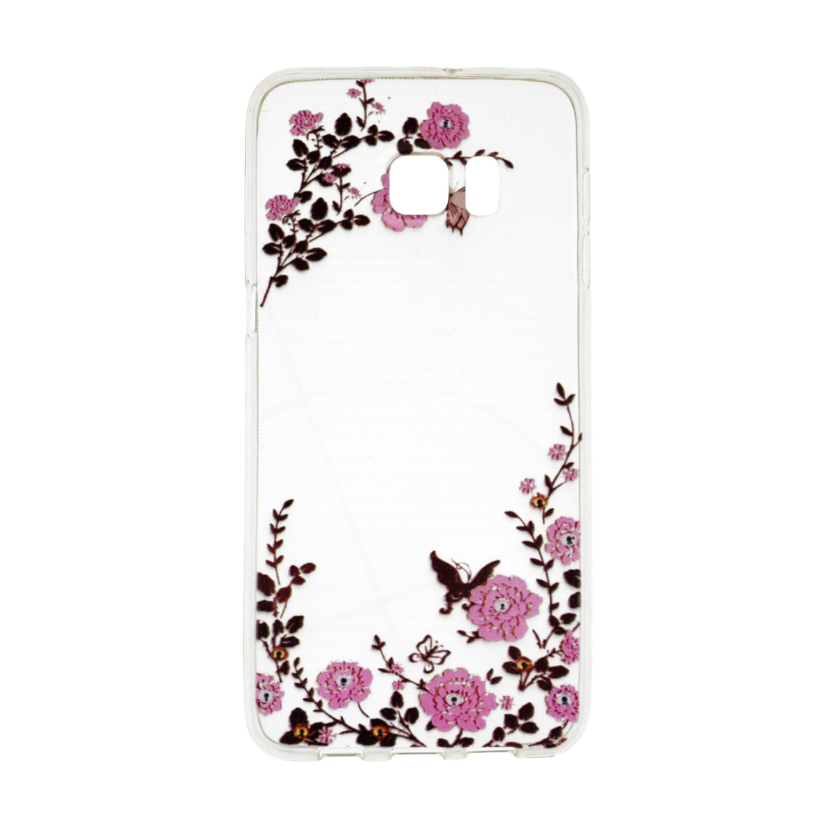 Samsung S6 EDGE+ Tracy nugarėlė Pink roses