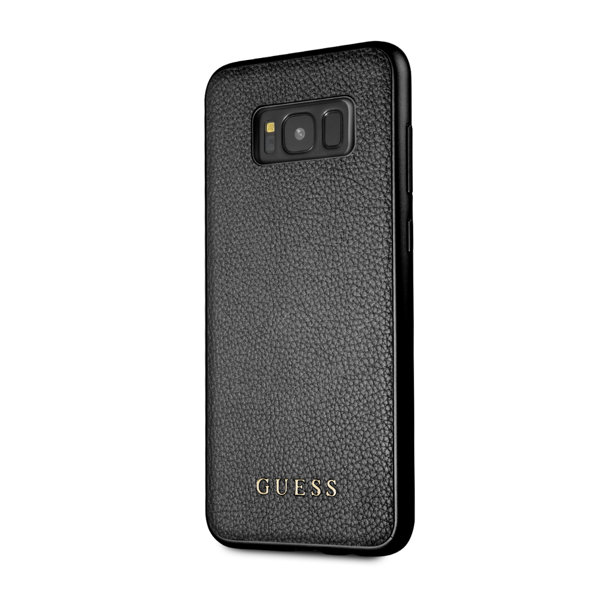 Samsung S8+ juoda GUESS nugarėlė GUHCS8LIGLBK 3