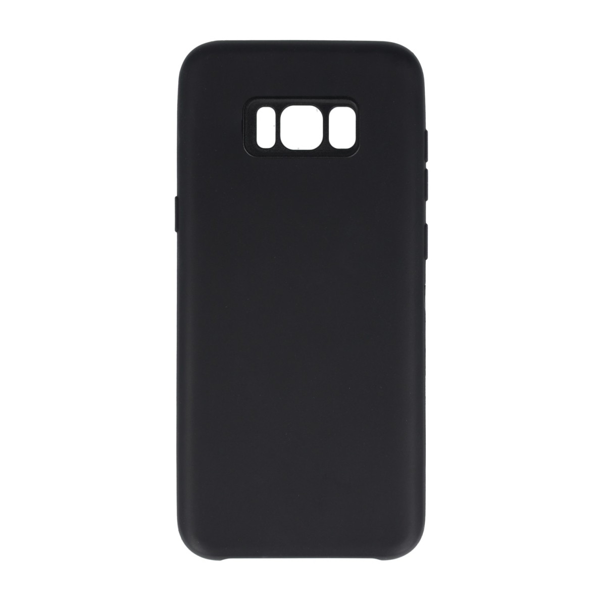 Samsung S8+ juoda minkšta nugarėlė