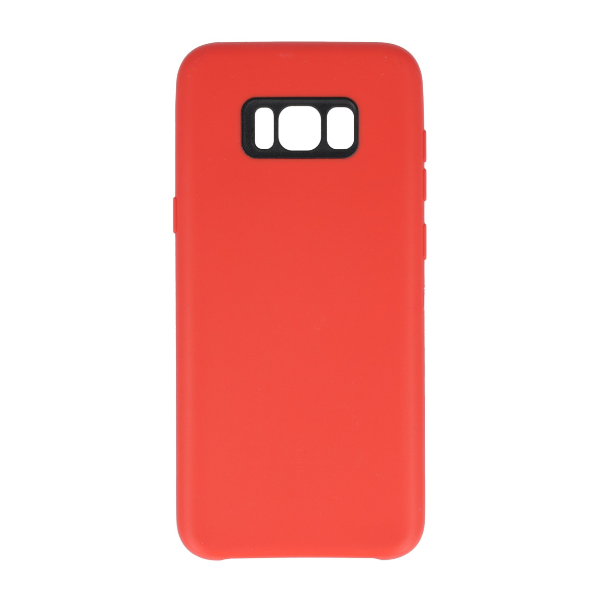 Samsung S8+ raudona minkšta nugarėlė