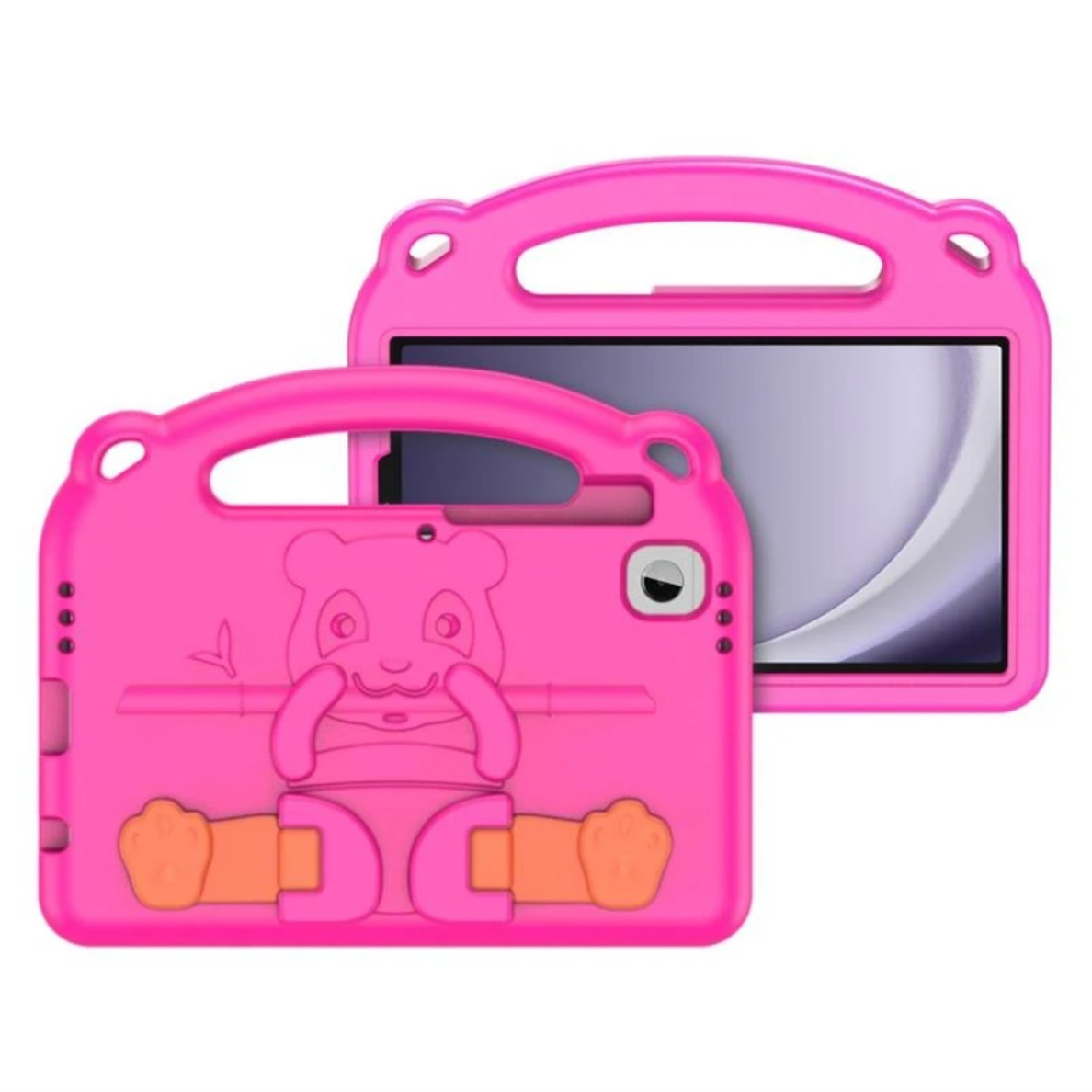 Samsung Tab A9+ 11" PANDA ARMOR Pink su kojele nugarėlė