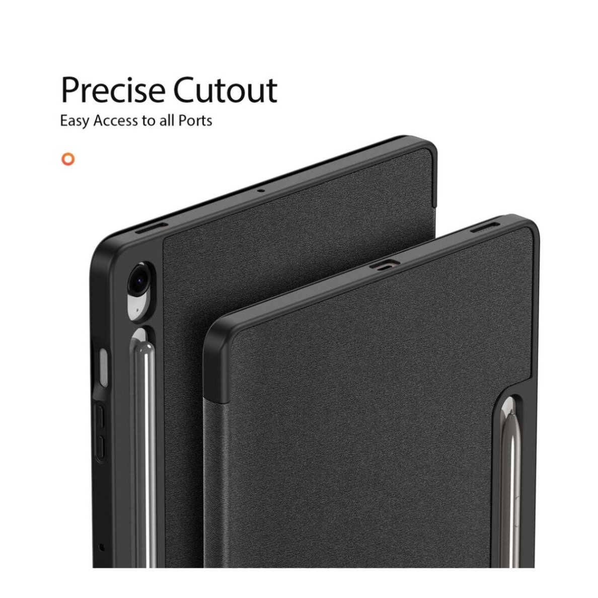 Samsung TAB S10 FE+13.1" black DUX DUCIS domo TRIFOLD dėklas 1