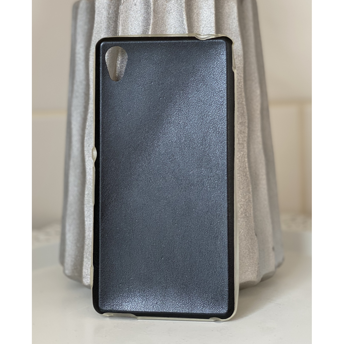 Samsung XCOVER 3 ultra slim leather raudona nugarėlė