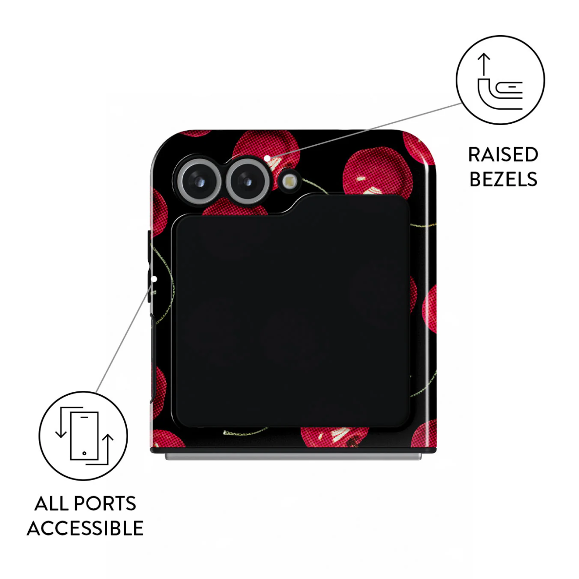 Samsung Z FLIP6 5G Cherrybomb Tough BURGA nugarėlė 2