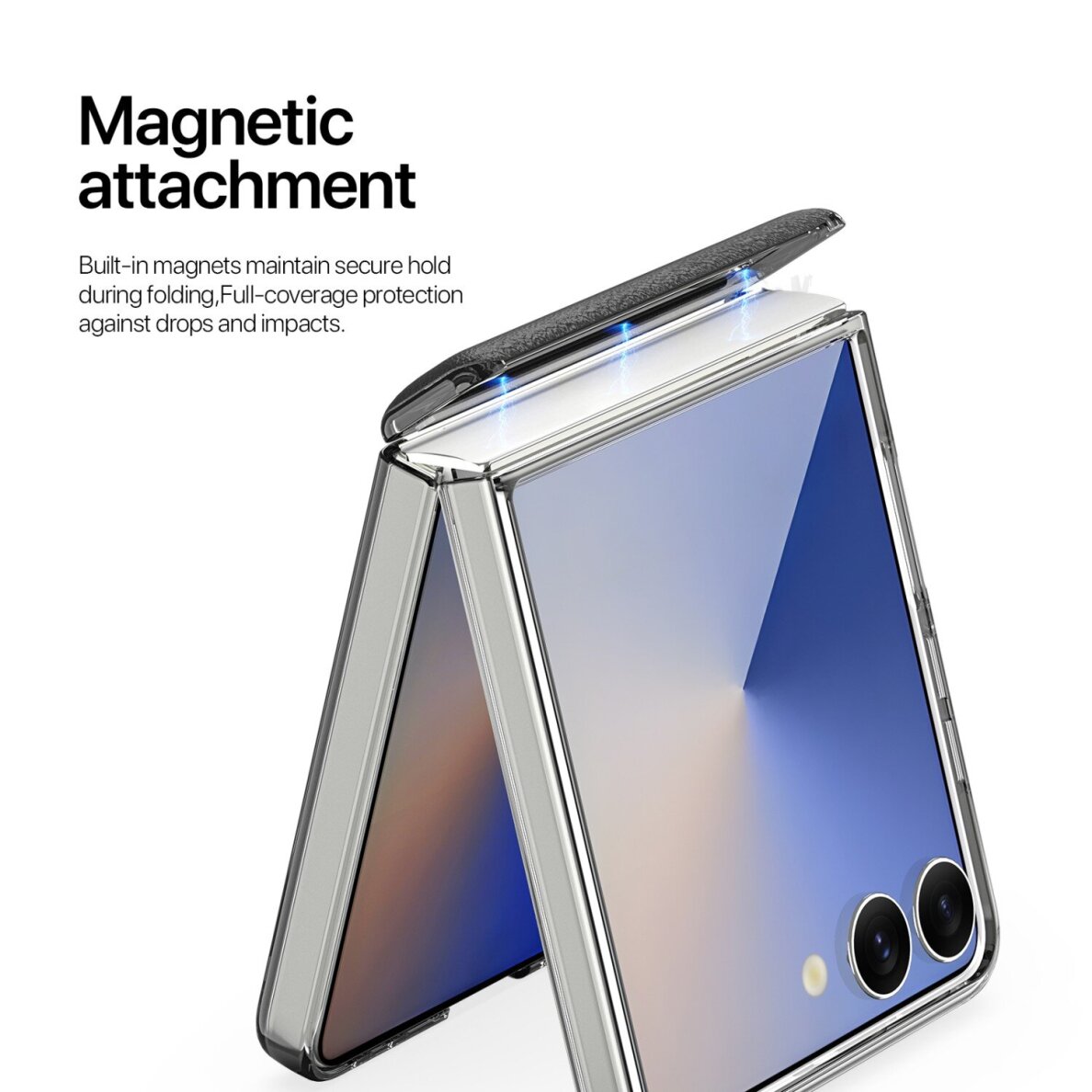 Samsung Z FLIP7 5G black DUX DUCIS Stex Series nugarėlė 6