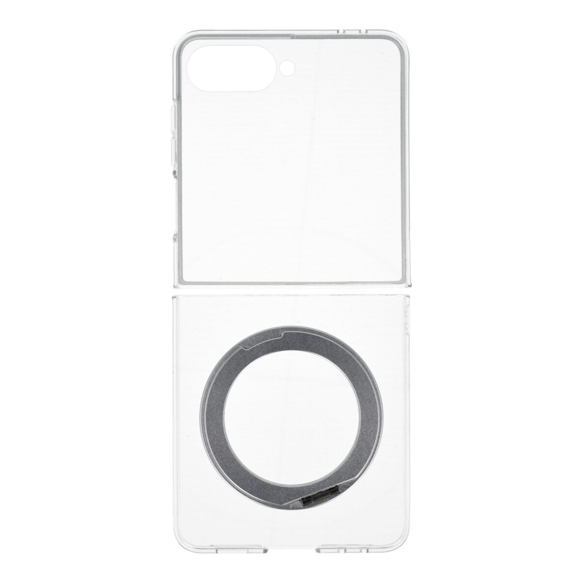 Samsung Z FLIP7 5G clear MAG Kickstand nugarėlė