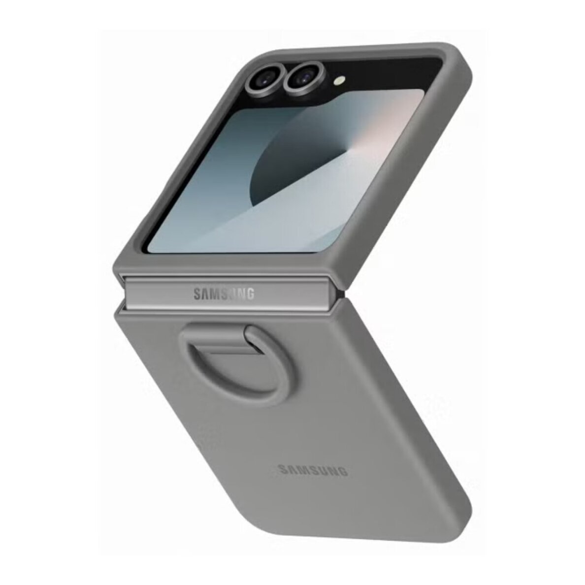 Samsung Z FLIP7 FE 5G / Z FLIP6 5G Grey Original Silicone Ring nugarėlė EF-PF741TJE 3
